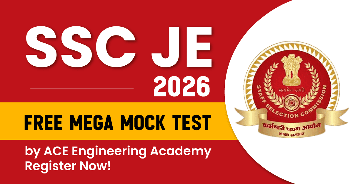 SSC JE 2026 Free Mega Mock Test